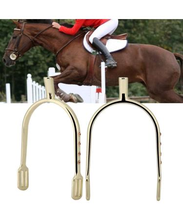 Buy Excessed Spores Zinklegung Narrow Spurs - Stylish Gold English Spurs for Women | International Shipping Available - Buy Online on GoSupps.com