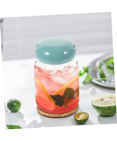 Alipis 5pcs Water Cup Bottles with Caps Cold Drink Bottles Glass Coffee Mugs Clear Milk Bottles Beverage Containers Terrarium Iced Coffee Cup Seal Flower Tea Cup High Borosilicate Student - Buy Online on GoSupps.com