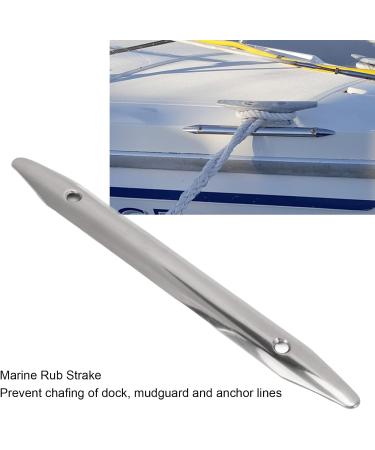 8 Inch Rubbing Strip Wear-resistant 316 Stainless Steel High Hardness Mooring Rubbing Strip Good Protection Easy to Use Multifunctional for Boats RVs Universal - Buy Online on GoSupps.com