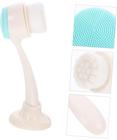 Manual Face Brush - Deep Cleansing Tool for Skin Care | Pore Cleaner & Face Washing Brush with Holder - Buy Online on GoSupps.com