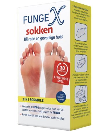 FungeX sports socks for sensitive and irritated skin 2 x 18 ml