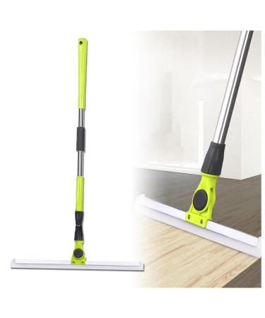 Silicone Brooms for Floor Cleaning with 51 Long Handle Silicon Broom Silicone Brooms for Floor Cleaning for Smooth Floors Rugs Windows