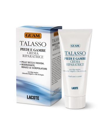 Thalasso Podos Very Dry and Damaged Foot Cream - Repair Foot Care - Dead Skin Foot Care - Rehydrates and Reduces Cracks - Based on Algae and Natural Ingredients - GUAM