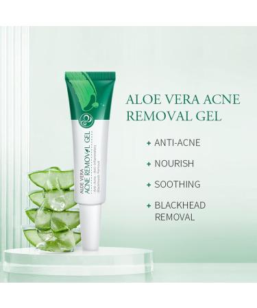 Acne Spot Treatment Cream Aloe Vera Acne Removal Gel Spot Cream Targets Acne Pimples Blemishes and Blackhead Removal Acne Cream Anti-Acne Oil-control Remove pimples Shrink Pores - Buy Online on GoSupps.com