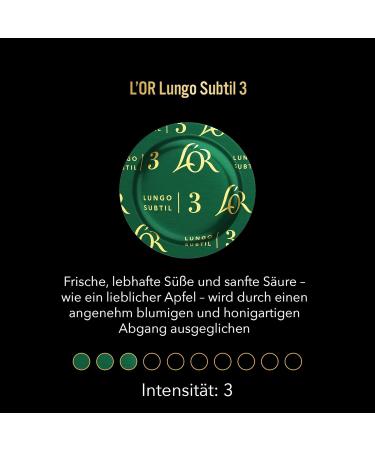 Buy LOR Supr me Lungo Subtil Coffee Capsules - Nespresso Pro Compatible (50 Pods) | Mild Intensity 3/10 - International Shipping Available - Buy Online on GoSupps.com