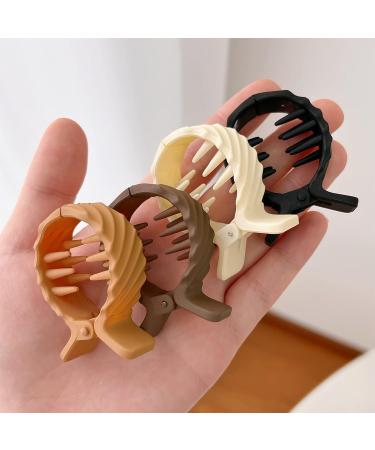 Premium Twill High Ponytail Gripper Hair Clips for Women - 4 Pcs Set | Hairpin Shark Clips for Thick Long Hair | Hair Accessories - Buy Online on GoSupps.com