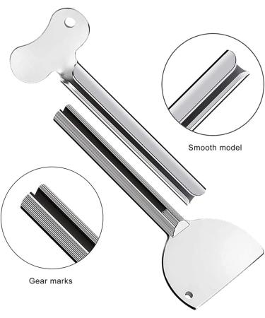 Luejnbogty 10 Pieces Metal Toothpaste Squeezer Tube Squeezer Press Key Tube Squeezer for Family Washroom Bathroom Toothpaste Etc - Buy Online on GoSupps.com