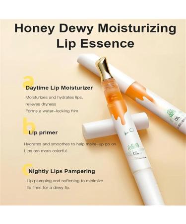Colorless Transparent Moisturizing Lip Essence Honey Moisturizing Lip Essence Long-lasting Nourishing Non-drying for Dry Lips. (2pcs) - Buy Online on GoSupps.com