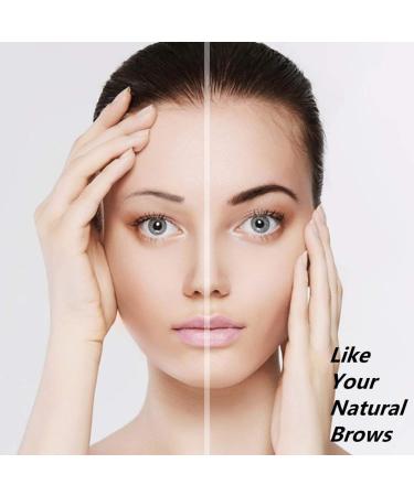 Liquid Eyebrow Pen | Waterproof Brow Pencil with Micro-Fork Tips | Long-Lasting Natural Eyebrows Makeup - Chestnut/Dark Brown - Buy Online on GoSupps.com