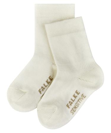 FALKE Unisex Baby Cotton Soft-Top Socks With Gentle Grip On Leg With Elasticated ZOne In Ankle Area For A Better Fit Blue Pink More Colours 1 Pair Sensitive 6-12 Months White (Off-White 2040) new - eco-friendly