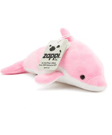 Zappi Co Children's Soft Plush Toy - Pink Dolphin (12-15cm) | Snuggly Playtime Companion for Kids - Buy Online on GoSupps.com