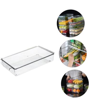 Alipis 1pc Box Refrigerator Storage Box Fridge Drawer Organizer Vegetable Storage Organizer Crisper Thicken - Buy Online on GoSupps.com