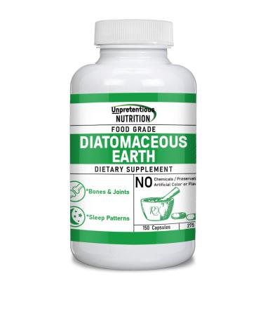 Diatomaceous Earth Supplement (150 Capsules) Food Grade, Source of Silica*