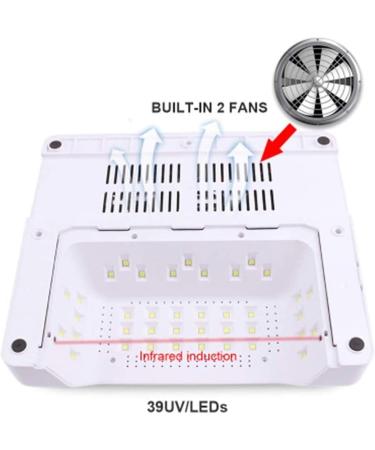 WERTYG 5 in 1 Electric Nail Drill Machine Professional Nail Drill Machine with LED Nail Dryer Lamp Automatic Sensor Electric Pedicure Set for Acrylic Gel Nail Polisher Machine - Buy Online on GoSupps.com