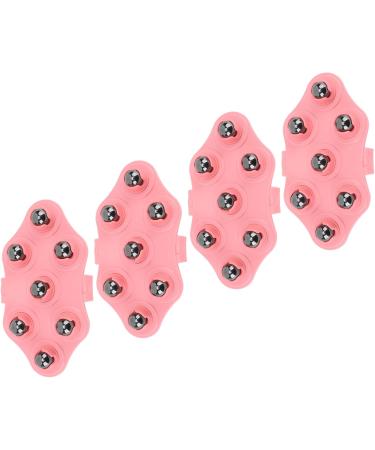 4-Piece Portable Rollball Massage Set | Palm-Shaped Magnetic Massage Shoe for Neck Foot & Muscle Pain Relief - Buy Online on GoSupps.com