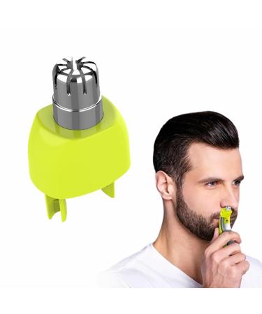 Nose Hair Replacement Heads Waterproof Dual Edge Blades Trimmer Trim Edge and Shave Interchangeable Attachments Pro Nose Hair Trimmer Shaver Gifts Easy Cleansing for Boyfriend Father