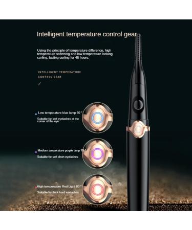 Lanko Electric Heated Eyelash Curler Mini USB Eye Lash Eyelash Curler Makeup Eyelash Curler Portable Eyelash Tool - Buy Online on GoSupps.com