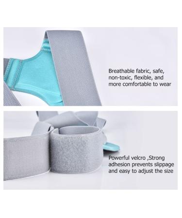 n/a Back Posture Corrector Clavicle Spine Back Shoulder Support Belt Posture Correction Prevents Slouching Unisex (Color : Gray Size : S code) Handmade Full moon lofty ambition - Buy Online on GoSupps.com