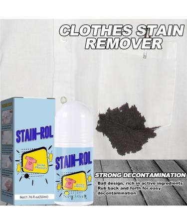 Stain Remover Roller-ball Cleaner Quick Decontamination No Need To Wash Ball Design Increase Friction Do Not Damage Clothes. (Color : 3Count (Pack of 3)) - Buy Online on GoSupps.com