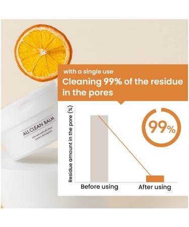 HEIMISH All Clean Balm Mandarin - 4.0 fl oz | Gentle Cleansing Balm for All Skin Types | International Shipping Available - Buy Online on GoSupps.com