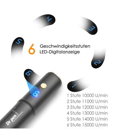 Dr.Pen Ultima A8S Microneedling Pen - Professional Dermapen for Face Body & Hair Growth | 7 Cartridges Included | Ideal Mother's Day Gift for Women - Buy Online on GoSupps.com