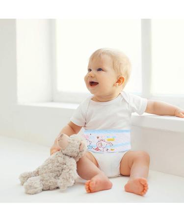 Ciieeo Baby Belly Button Band 4 Pcs - Cotton Infant Umbilical Cord Wrap for Newborns & Toddlers - Buy Online on GoSupps.com