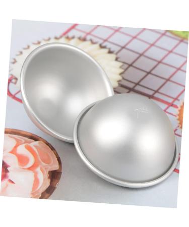 COHEALI Circle Stencil 4PCS soap molds food molds cake mold Aluminum Molds Bath Moulds cake pan puck 3d baking mold Silver medium - Buy Online on GoSupps.com