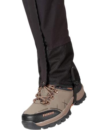 Acungji Waterproof Gaiters for Hiking & Climbing - Unisex Black XL | Durable Outdoor Pants for Snow & Trail Adventures - Buy Online on GoSupps.com
