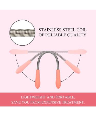 Spring Hair Remover - 4 Pack Stainless Steel Epilator for Women - Facial Hair Removal Tool for Face, Chin, Upper Lip, and Mustache - Buy Online on GoSupps.com