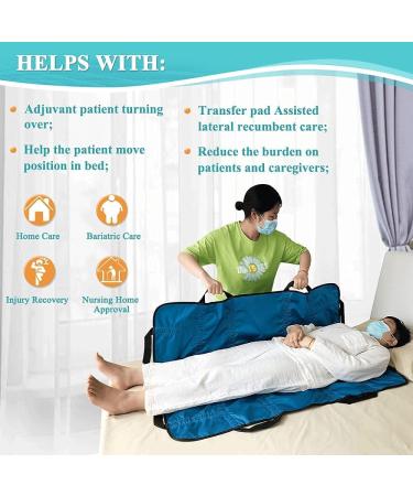Bomby Rotating Movable Bed Position Pads for Bariatric & Bedridden Patients | Reusable Sliding Towel with 8 Handles - Ideal for Incontinence & Elderly Care - Buy Online on GoSupps.com