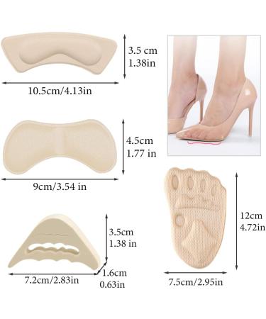 10 Pairs of Adjustable Shoe Fillers | Pain Relief Inserts for Too Big Shoes | Reusable Forefoot Pads - Buy Online on GoSupps.com