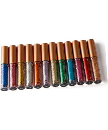 Mikinona Liquid Eyeliner Liquid Glitter Eyeshadow Colored Colorful Eyeliner Pen Eye Shadow Miss Metal Flash 1 count (Pack of 1) 10 - Buy Online on GoSupps.com