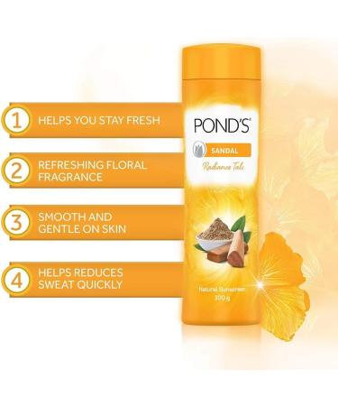 Pond's Sandal Talc 100g (Pack of 2) - Buy Online on GoSupps.com