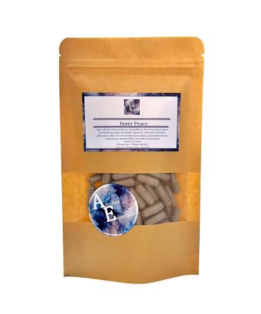 Inner Peace/Passionflower Feverfew Hops Valerian Blue Vervain Chamomile Flower Lavender/Alkaline Essentials