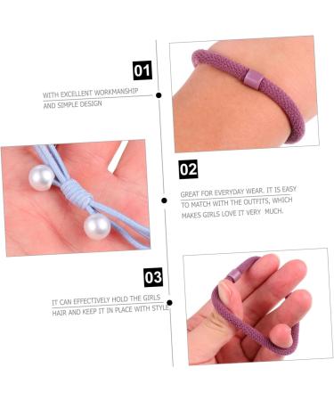 minkissy 4 Boxes Hair Tie Christmas Hair Band Christmas Ponytail Holder Kids Scrunchies Hair Ribbons for Women Pearl Ponytail Holder Kids Tiara Hair Rope Hair Ring Aldult Fabric Beaded Miss - Buy Online on GoSupps.com