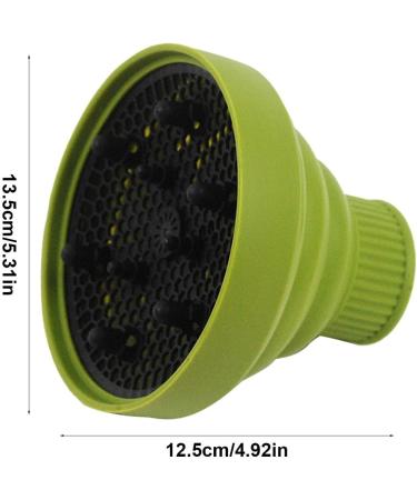 Pzuryhg Blow Dryer Vent Hood - Heat Resistant Foldable Silicone Hair Dryer Vent Hood Soft Multifunctional Universal Hair Dryer Accessories for Hair Styling green - Buy Online on GoSupps.com