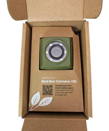 Green Feathers Wired Network Bird Box & Wildlife HD Camera - PoE Version - Buy Online on GoSupps.com