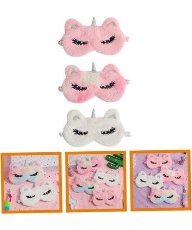 Buy Mobestech Unicorn Eye Patch Sleep Masks - 12 Pcs Comfortable & Breathable Plush Sleeping Blindfolds - Perfect for Students & Costumes | International Shipping Available - Buy Online on GoSupps.com