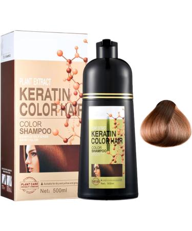 Zankie Silver gray hair color shampoo natural hair color shampoo 6in1 hair dye covers gray hair longlasting color shampoo for men and women for gray hair 500 ml - Buy Online on GoSupps.com