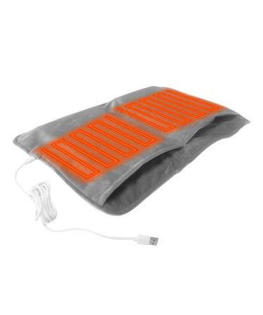 Rolempon USB foot warmer |Crystal Velvet USB electrically skin -friendly thermal mat soft cozy foot warmer for bedrooms dormitories study