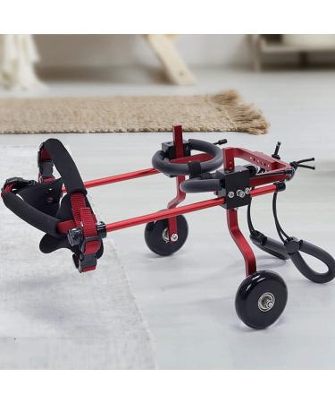 Pet Wheelchair for Hind Legs Rehabilitation Dog Wheelchair for Small/Med/Large Dogs Pet Cart for Handicapped Assisted Walk Car Animal Exercise Wheels XXX - Small