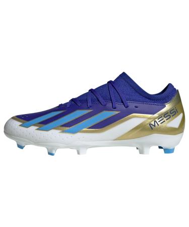 adidas Unisex X Crazyfast.3 Fg Messi Sneaker 41 1/3 EU Lucid Blue Blue Burst Cloud White