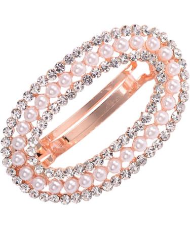 FRCOLOR 1PC snap hair clips for women wedding hair clip goody hair clips for women trendy hair clips geometric hair clips rhinestone hair barrettes ponytail holder spring buckle hair clips - Buy Online on GoSupps.com