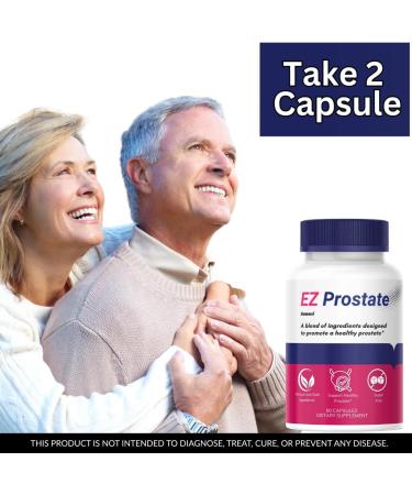 Ez Prostate with Pumpkin Seed Oil | EzProstate Supplement | EZProstate Capules Supplement | Ez Prostate Capsules Use for Men (180 Capsule) - Buy Online on GoSupps.com