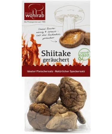  Pilze Wohlrab 500g Organic Shiitake Mushrooms - Vegan Smoked Mushrooms / Dried and Smoked Shiitake - Vegan Bacon Set | Pilze Wohlrab - Buy Online on GoSupps.com
