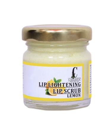 Lip Lightening Exfoliating Lemon Lip Scrub Lipstick Stains Removal Lipcare Coconut Oil lemon Vitamin E 100gm