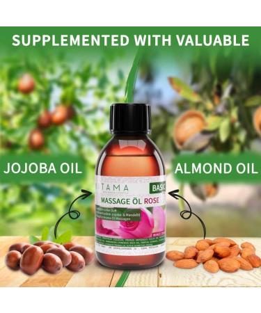 KitaMa Aromatherapy Rose Massage Oil - 250ml Nourishing Body Care for Relaxation & Spa - Buy Online on GoSupps.com