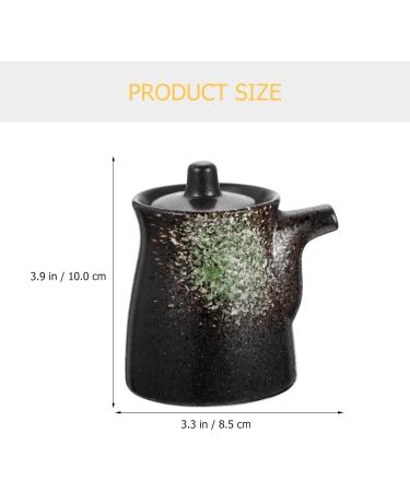 CALLARON Vinegar Jar Soy Sauce Pot Vinegar Pot Japanese Seasoning Liquid Seasoning Pot Condiment Jar Sushi Soy Sauce Jar - Buy Online on GoSupps.com
