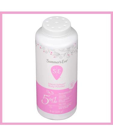 Summer's Eve Island Splash Body Powder 8 Oz - Pack of 3 - Refreshing Feminine Care - Buy Online on GoSupps.com
