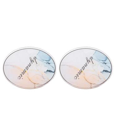 Nail Mixing Plate Nail Art Display Stand Comfortable Grip Nail Display Display Props for Home Salon Shop(Round shape)